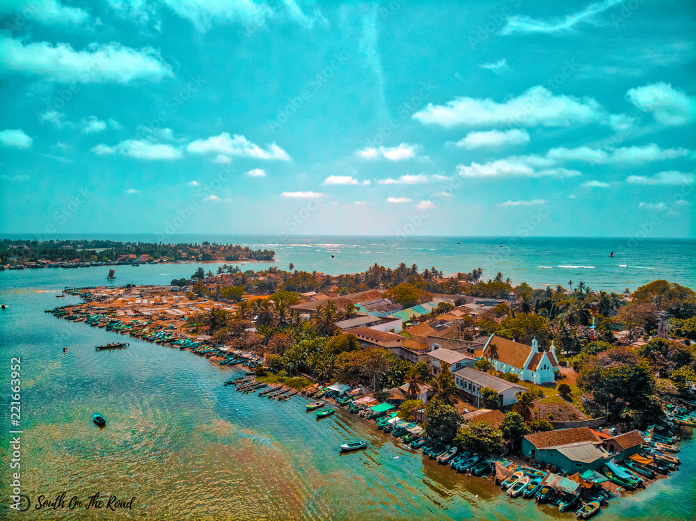 Fototapeta premium Negombo Fisherman Village