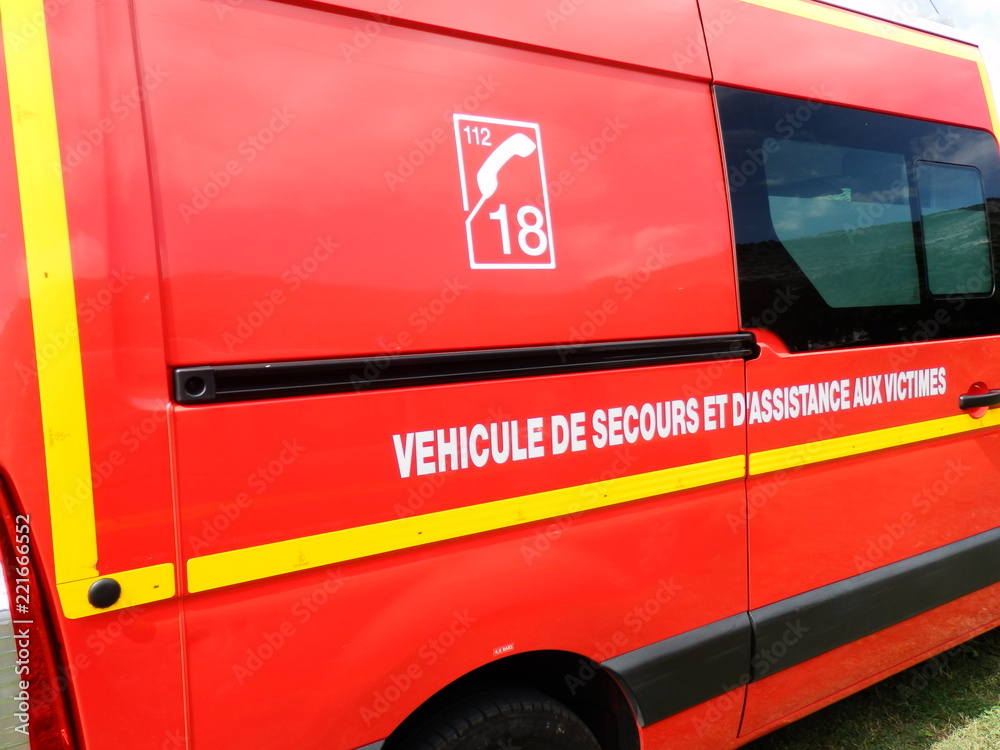 Fototapeta premium pompiers
