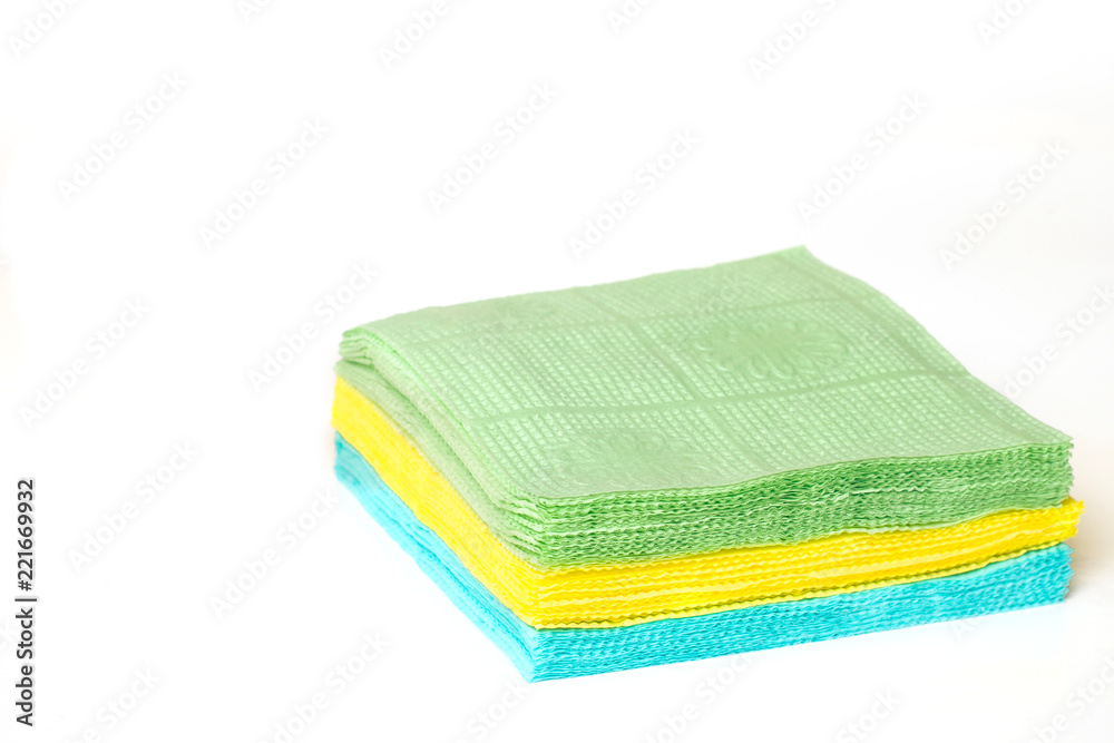 Napkin on white background Napkin on white background