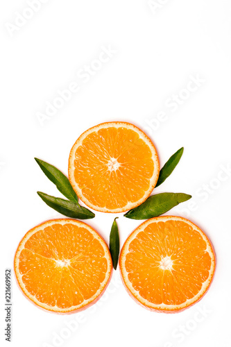 Fototapeta Naklejka Na Ścianę i Meble -  Orange fruit. Fresh isolated citrus