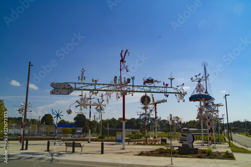 Public Whirligig Park, The Worlds Largest Whirligigs In Wilson NC Park