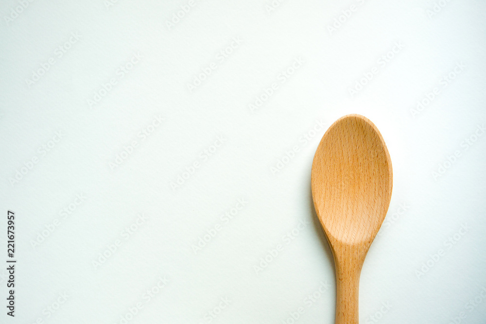 wood ladle and wood fork isolated on white background. wood spoon and wood fork of kitchen equipment wood ladle and wood fork isolated on white background. wood spoon and wood fork of kitchen equipment