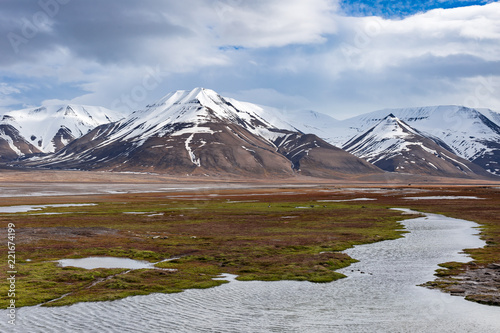 Adventdalen valley near Longyearbyen