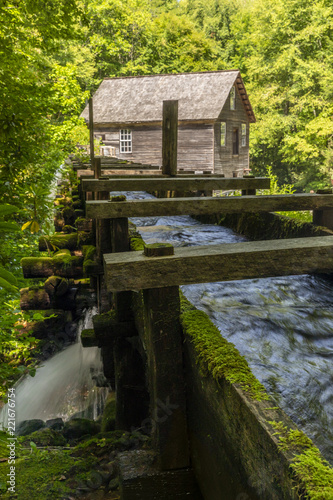 Flume Of An Old Grist Mill