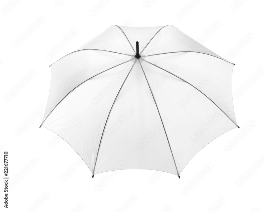 Beautiful open umbrella on white background Beautiful open umbrella on white background