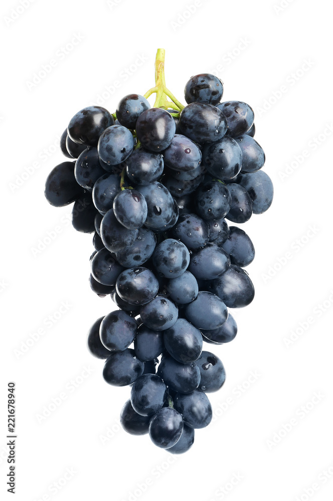 Bunch of fresh ripe juicy grapes isolated on white Bunch of fresh ripe juicy grapes isolated on white