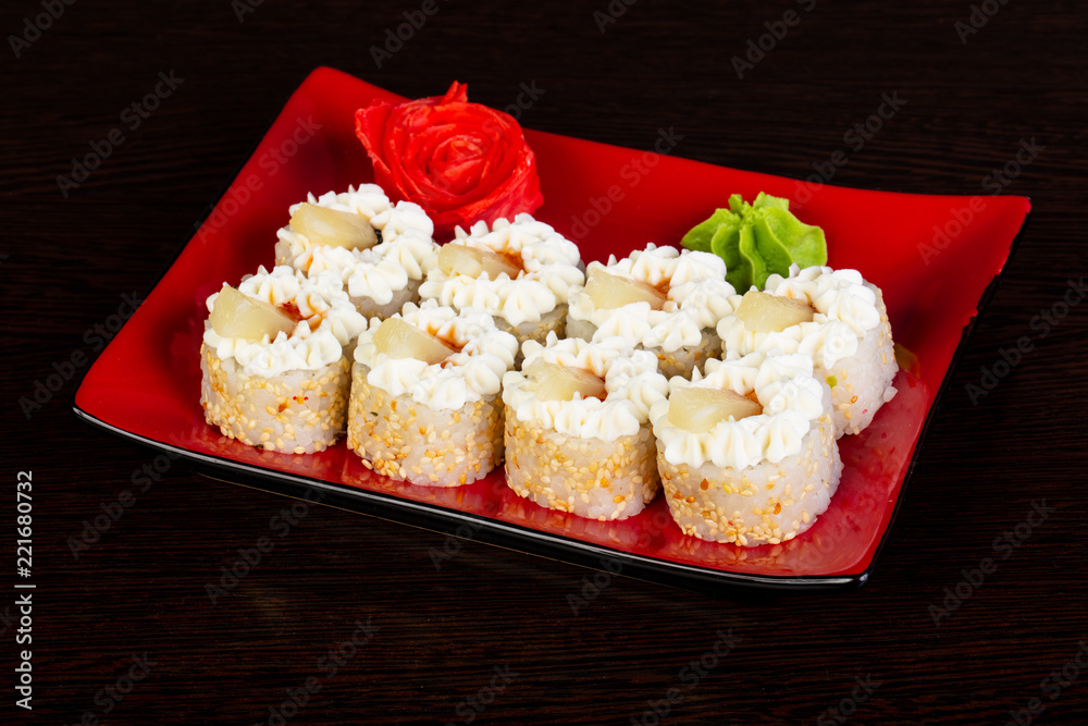 Japanese sweet roll Japanese sweet roll