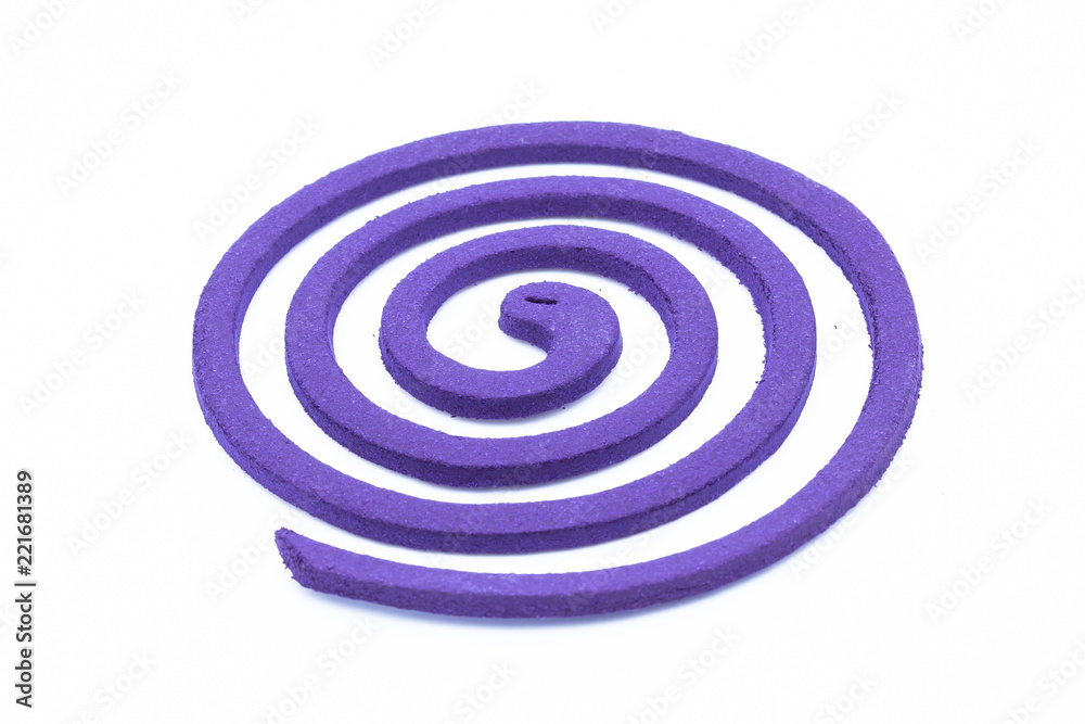 Mosquito repellent Coil isolated on white background Mosquito repellent Coil isolated on white background