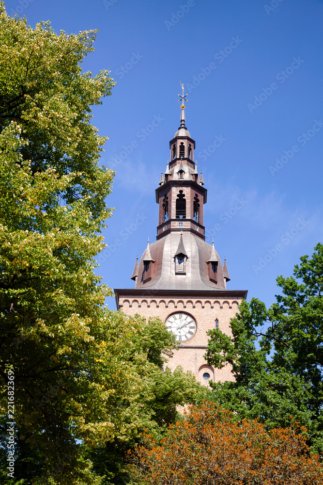 Oslo Cathedral Domkirke Tower Central Oslo Norway Scandanavia Oslo Cathedral Domkirke Tower Central Oslo Norway Scandanavia