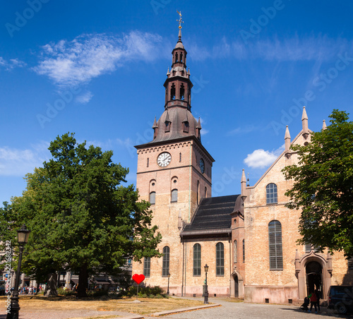 Oslo Cathedral Domkirke Central Oslo Norway Scandanavia