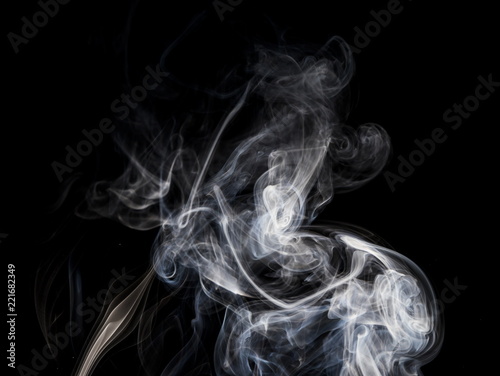 Smoke on black background © yauhenka
