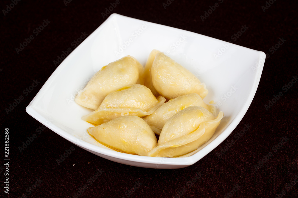 Russian dumplings with meat Russian dumplings with meat