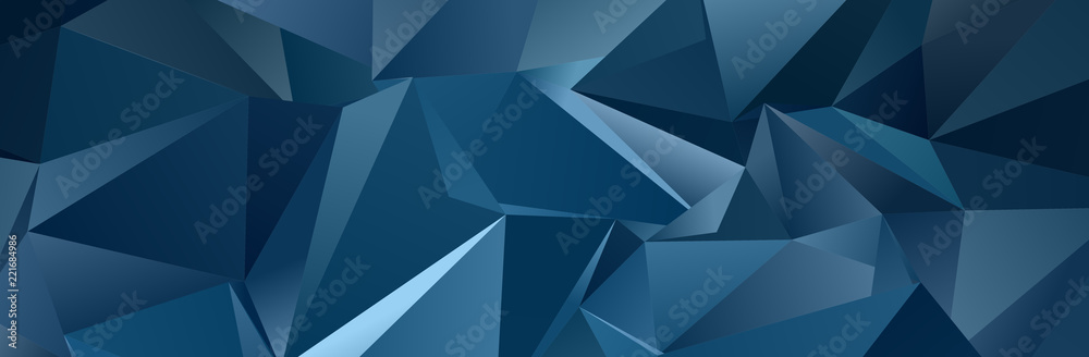 Obraz premium Triangular 3d, modern background