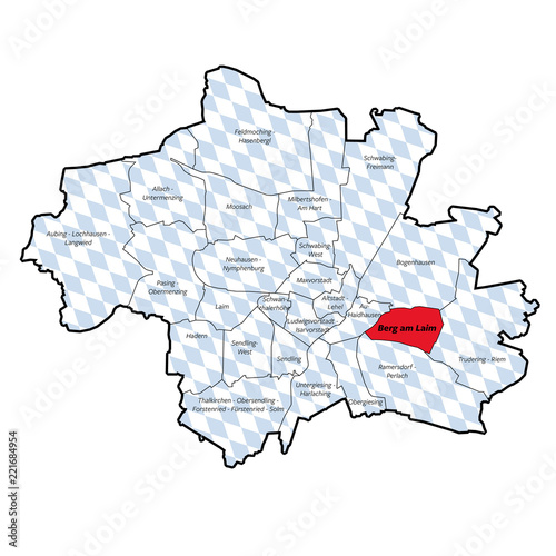 München Bezirke - Berg am Laim