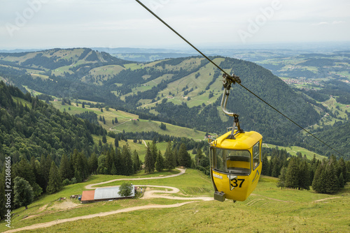 Seilbahn am Hochgrad im Oberallgäu bei Oberstaufen