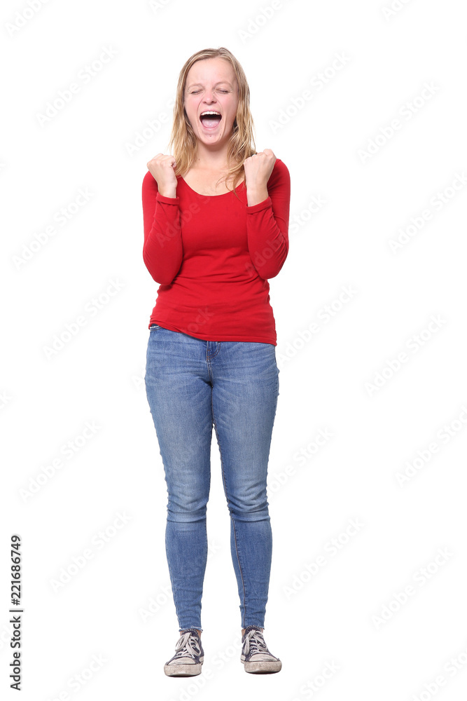 Full body caucasian woman Full body caucasian woman