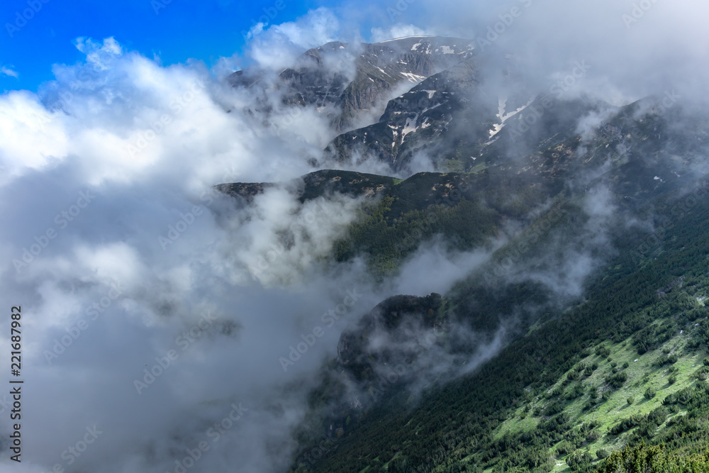Nuvole sula Cima delle Murelle - Parco nazionale della Majella