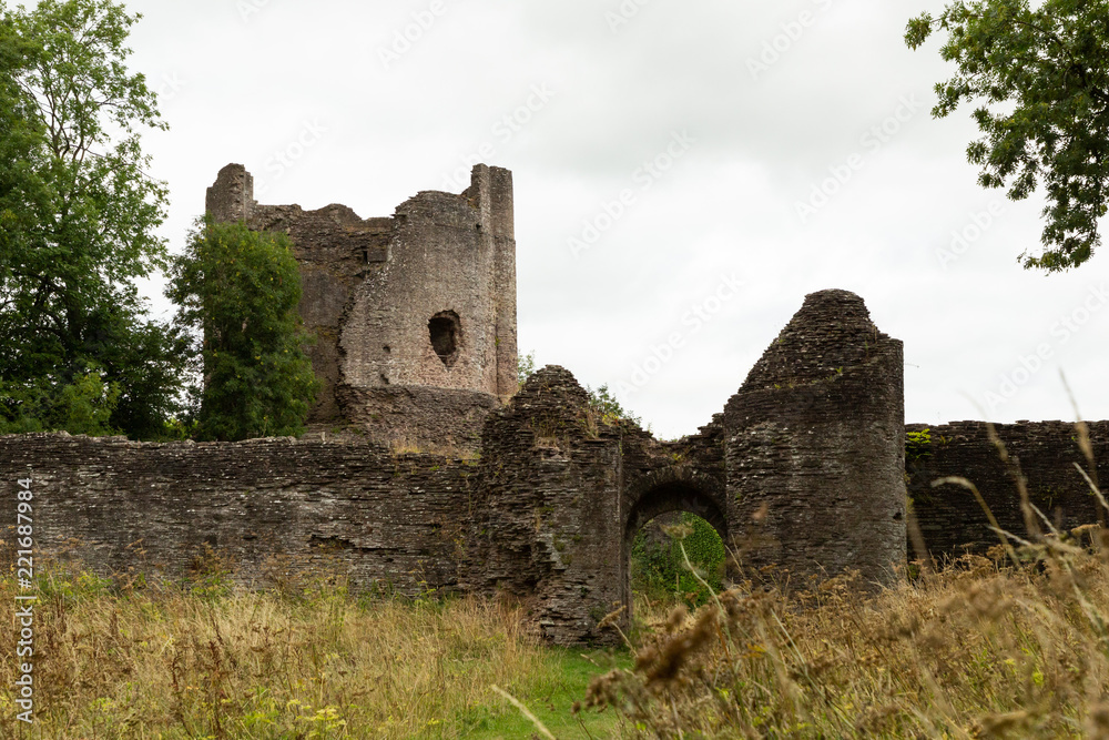 the 2nd century Norman castle of Longtown in Wales