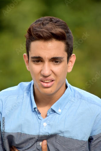 Sick Diverse Teenage Male