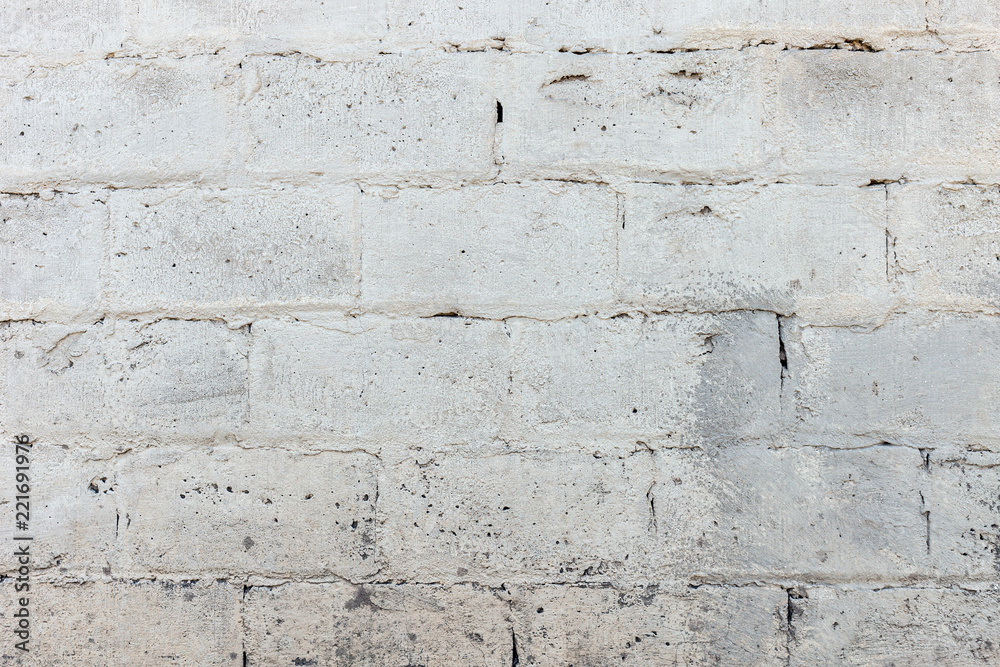 Background texture of a old white brick wall Background texture of a old white brick wall