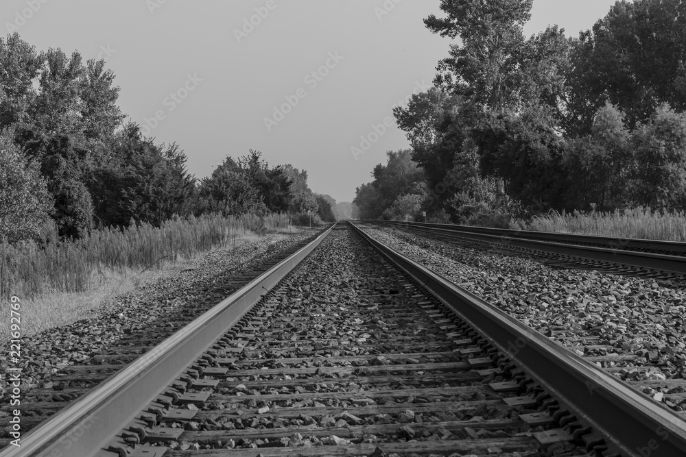 Railway Tracks b&w Railway Tracks b&w