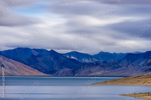 TSO MORIRI LAKE  in Summer Leh  Ladakh  Jammu and Kashmir  India