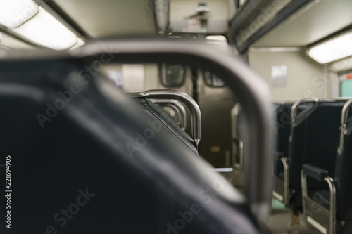 interior of a train view