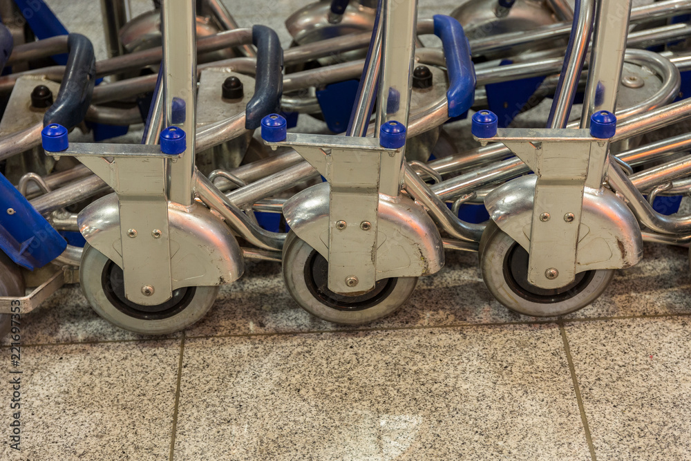 Fototapeta premium Airport carts