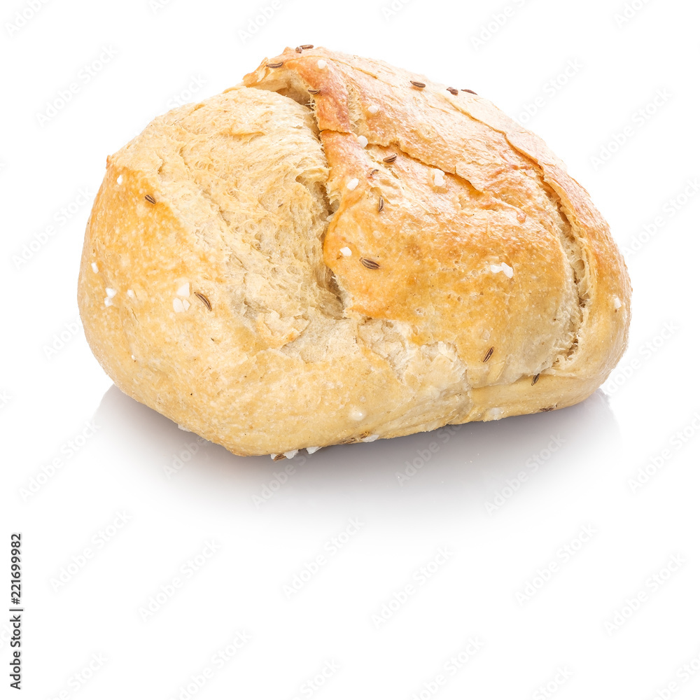 Brötchen aus Dinkel mit Salz und Kümmel Brötchen aus Dinkel mit Salz und Kümmel