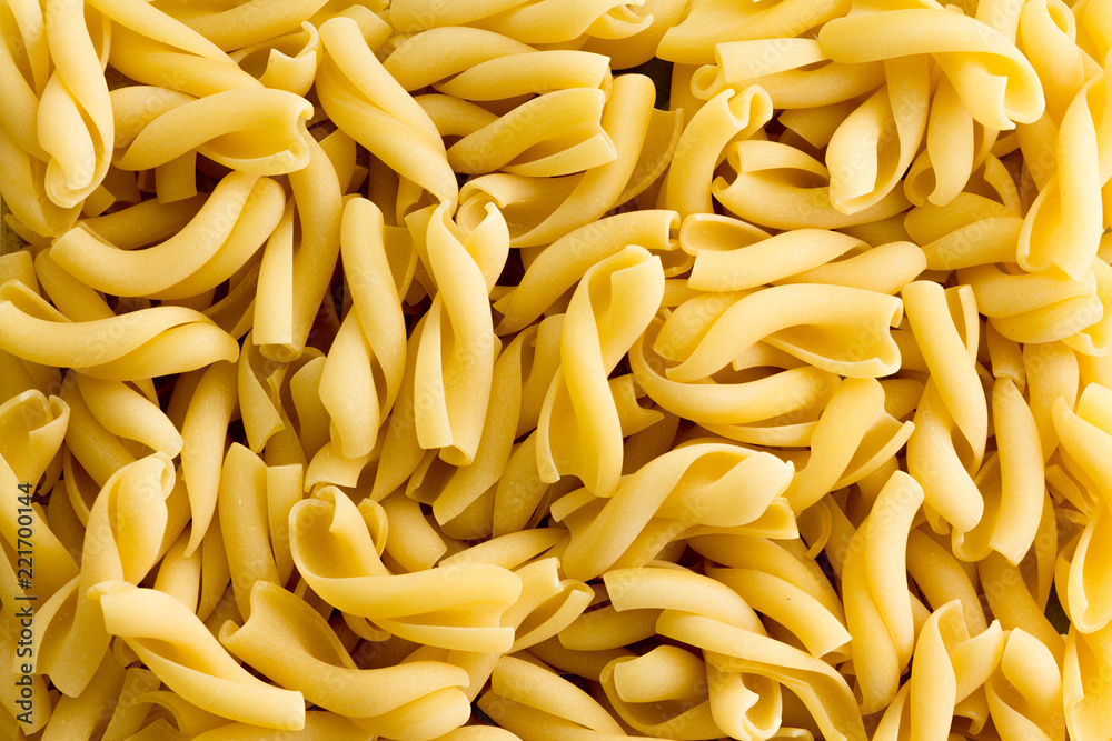 Twinned spiral gemelli pasta from Puglia Twinned spiral gemelli pasta from Puglia