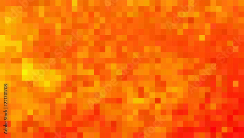 beautiful orange mosaic pattern background