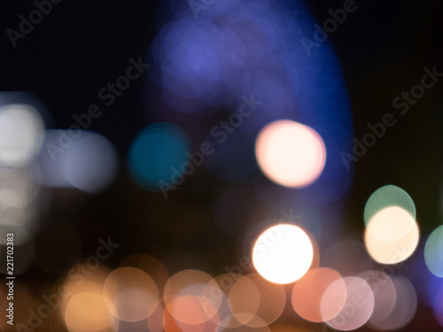  都市　夜景　イルミネーション
