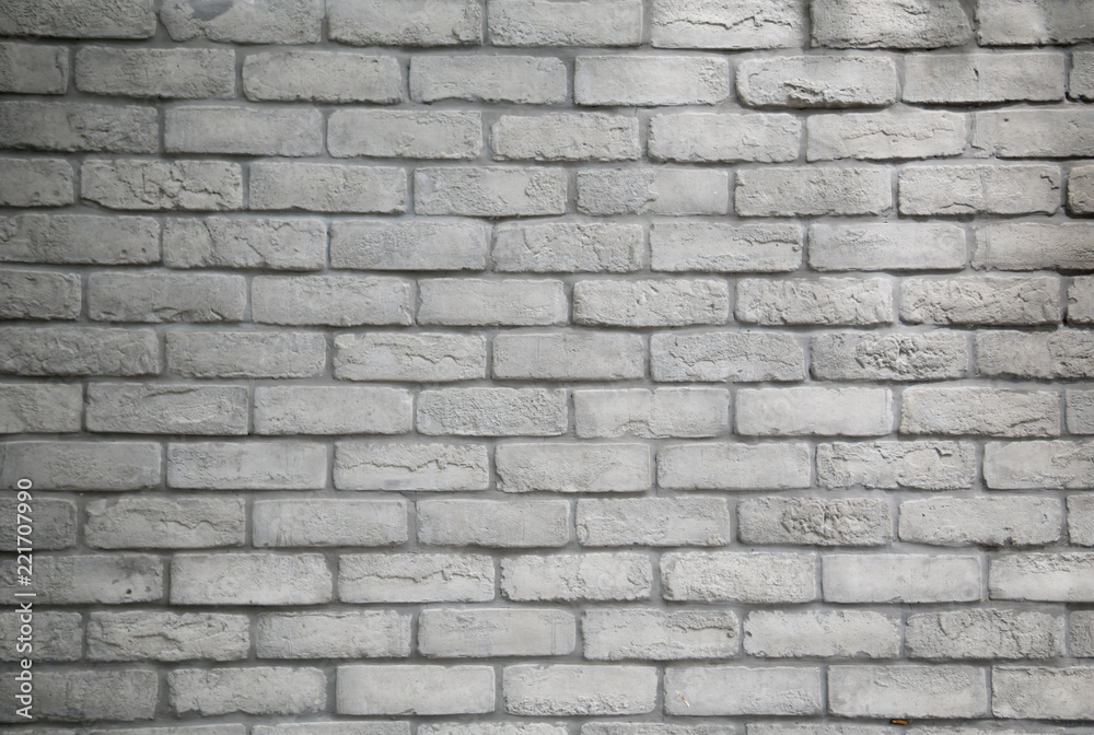 Modern white grey brick wall textured background. Modern white grey brick wall textured background.
