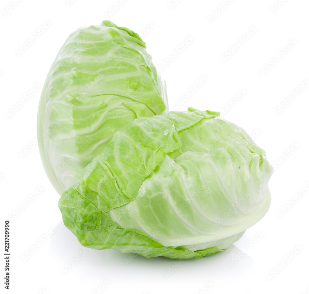 Fototapeta premium pointed cabbage isolated on white background