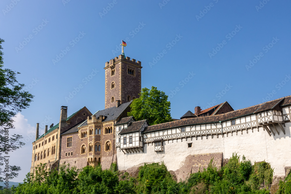 Die Wartburg in der Lutherstadt Eisenach, Thüringen