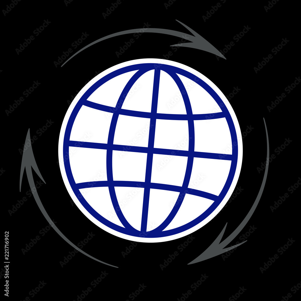 Earth Planet Design Vector Icon. Vector illustration Earth Planet Design Vector Icon. Vector illustration