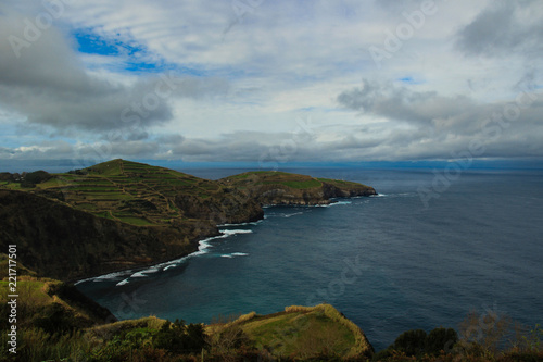 Amazing coastline in S.Miguel Island Azores Portugal