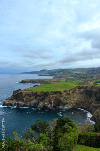 Amazing coastline in S.Miguel Island Azores Portugal