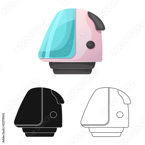 Vector illustration of mars and space icon. Collection of mars and planet vector icon for stock.