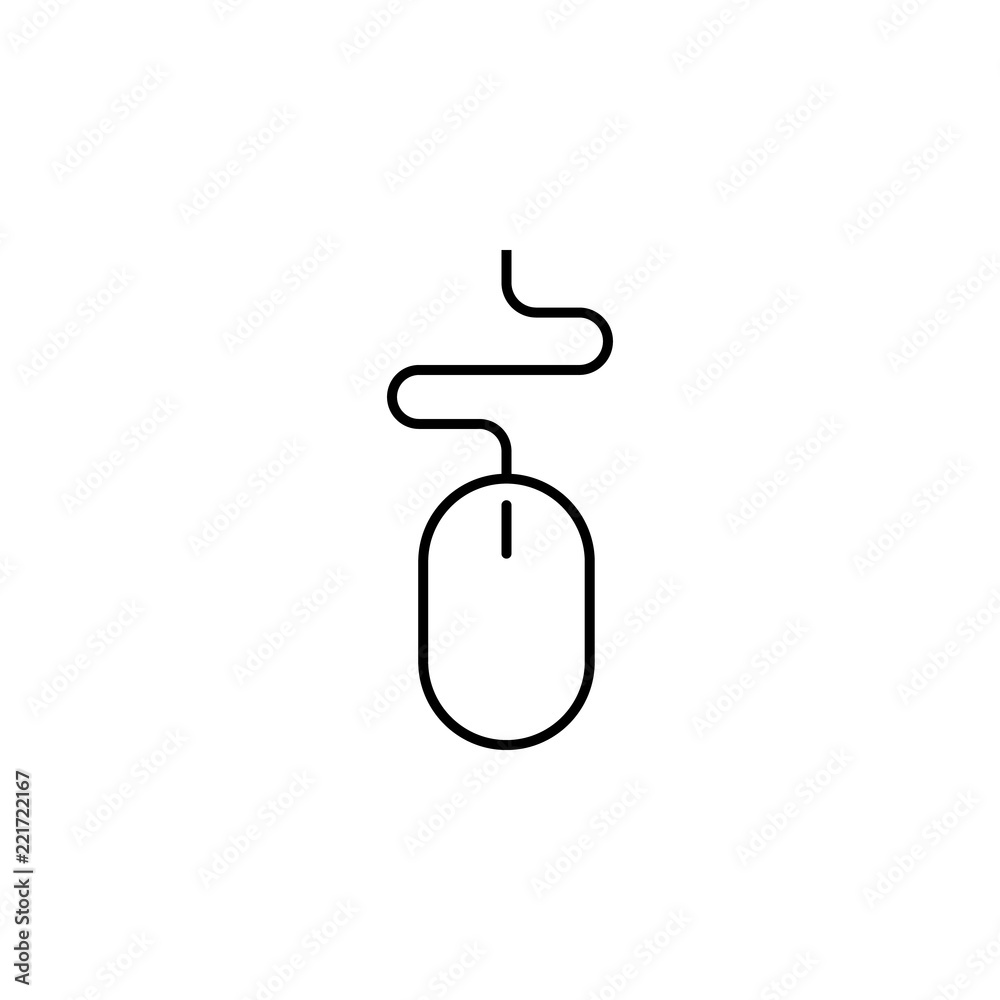 PC mouse icon. Element of business icon for mobile concept and web apps. Thin line PC mouse icon can be used for web and mobile PC mouse icon. Element of business icon for mobile concept and web apps. Thin line PC mouse icon can be used for web and mobile