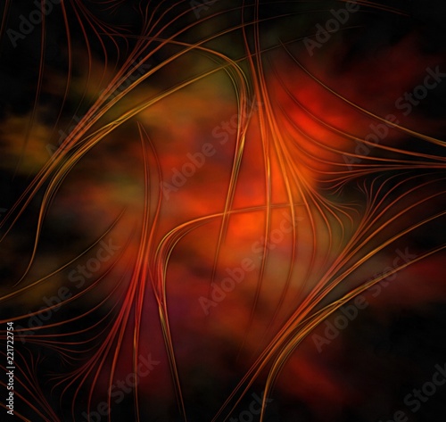 Abstract in red colors