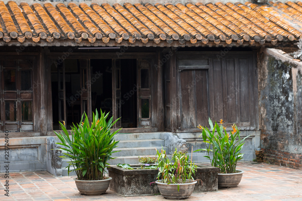 ancient asian architecture wood timber house