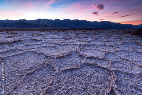 Badwater basin, Death Valley, California, USA.