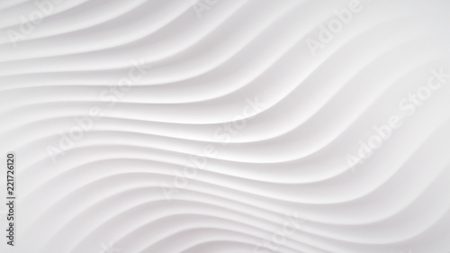 Abstract background with wavy lines in white colors