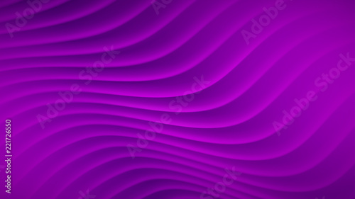 Abstract background with wavy lines in purple colors