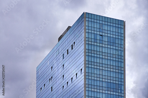 Modern building with glass finish