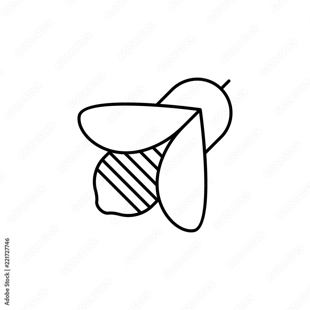 bee icon. Element of autumn icon for mobile concept and web apps. Thin line bee icon can be used for web and mobile bee icon. Element of autumn icon for mobile concept and web apps. Thin line bee icon can be used for web and mobile