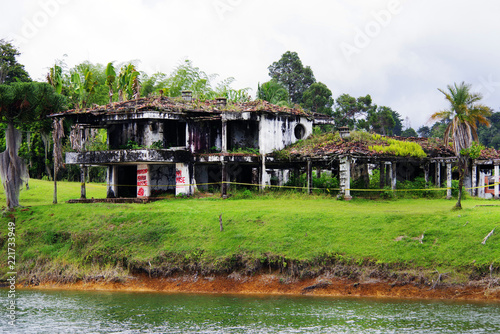 Bild auf Leinwand Guatape Lake (El Penol) in Antioquia, Colombia, South America