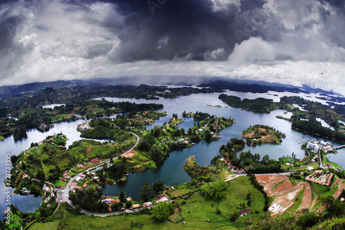 Foto Guatape Lake (El Penol) in Antioquia, Colombia, South America