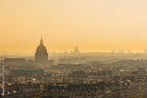 Paris in Morning Mist